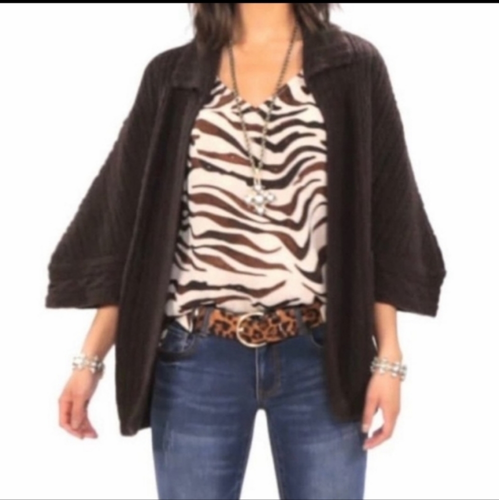 CAbi Repose Cape/Sweater, Sz XS/S
